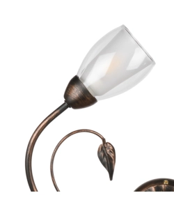 PLAFONIERA 6 LUCI ONLI "LILIANA" BRONZO E14